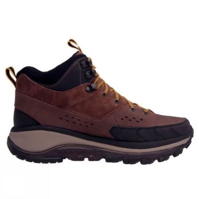 Botas Trekking Hoka One One Tor Summit Mid WP Hombre - Marrones / Doradas - Chile WAI342680